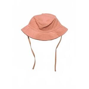 NEW HUTTELIHUT girl's festival muslin bucket hat in marsala